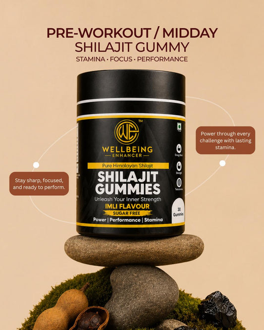 Wellbeing Enhancer Pure Himalayan Shilajit Gummies | Sugar-Free Energy & Stamina Support