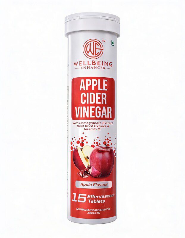 Wellbeing Enhancer Apple Cider Vinegar Effervescent Tablets | Digestion & Daily Wellness Support