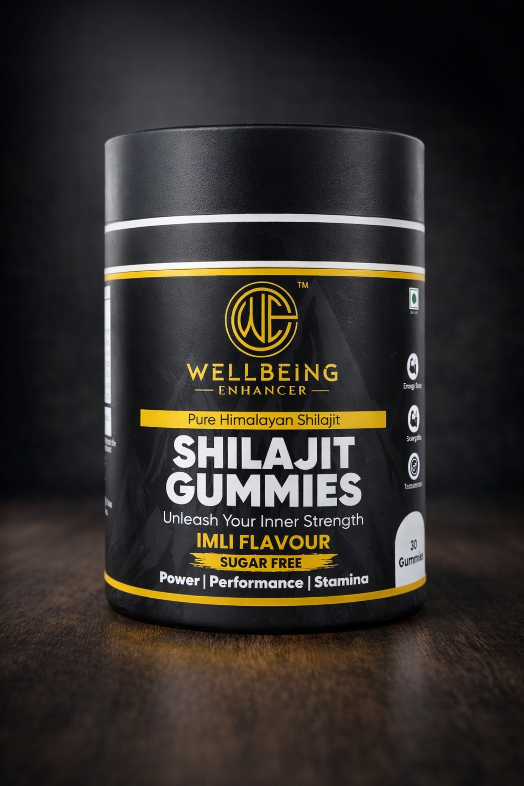 Wellbeing Enhancer Pure Himalayan Shilajit Gummies | Sugar-Free Energy & Stamina Support