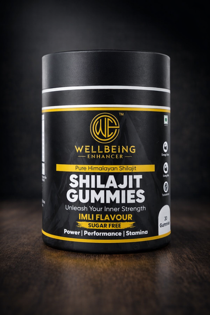 Wellbeing Enhancer Pure Himalayan Shilajit Gummies | Sugar-Free Energy & Stamina Support